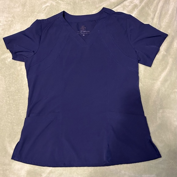 Natural Uniforms, Navy Blue Scrubs, Women’s size Medium - Picture 2 of 7